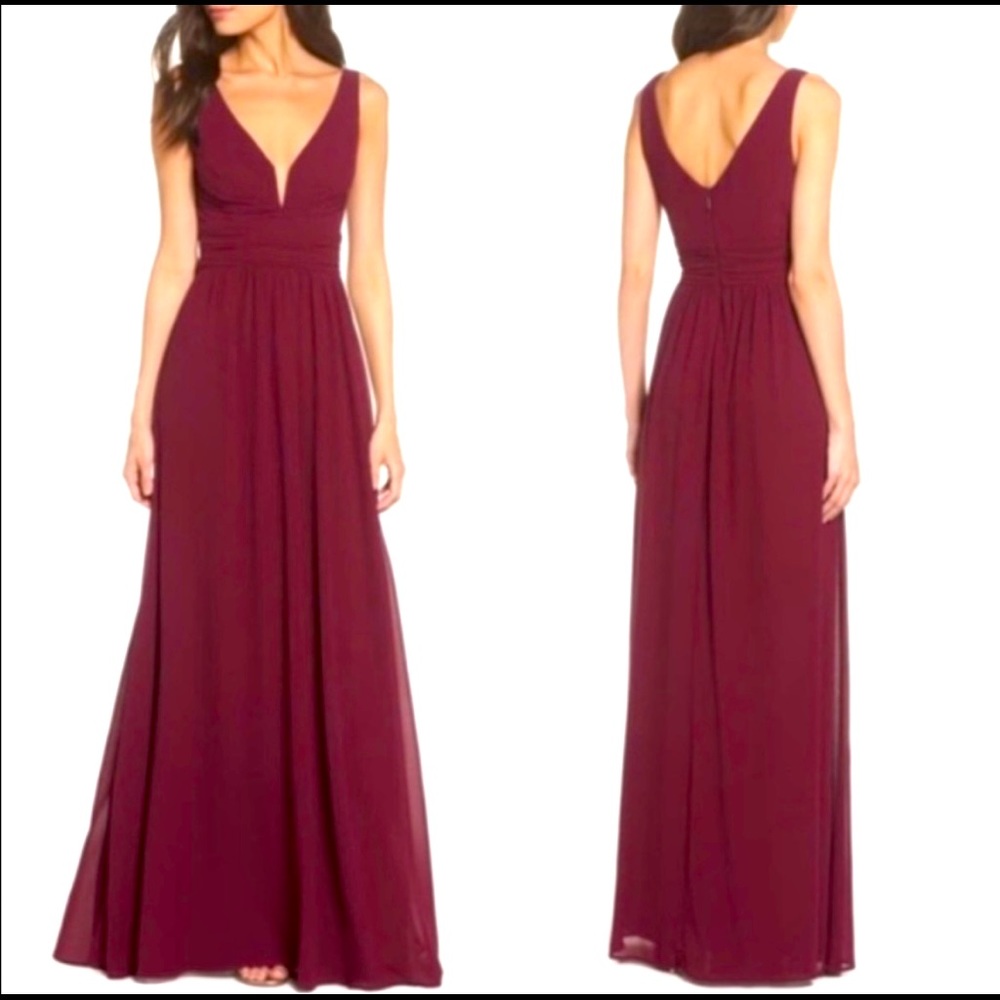 New Lulu’s Leading Role XL Burgundy dress (or bridesmaid’s gown)